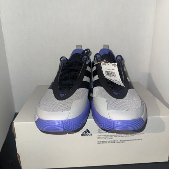 ADIDAS Basketball-New-Men\'s Grey Two/Black/Blue Subzone Shoes IH8559-Size 10.5 main image 5
